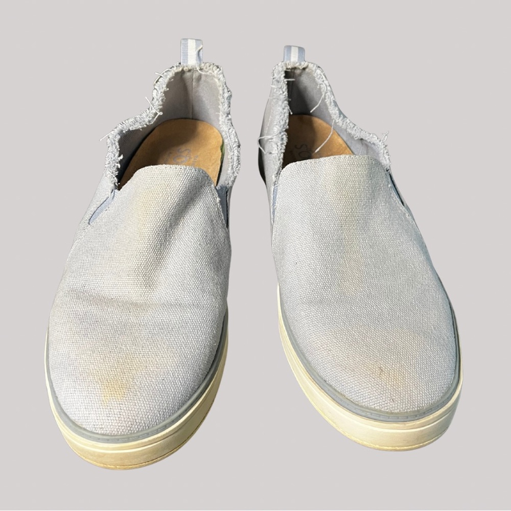 Women’s Sz 10 Naturalizer Soul Kemper Slip On Sneaker Light Blue Padded Comfort